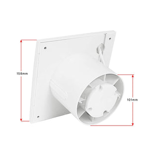 4 Inch Exhaust Fan with Grille 55 CFM
