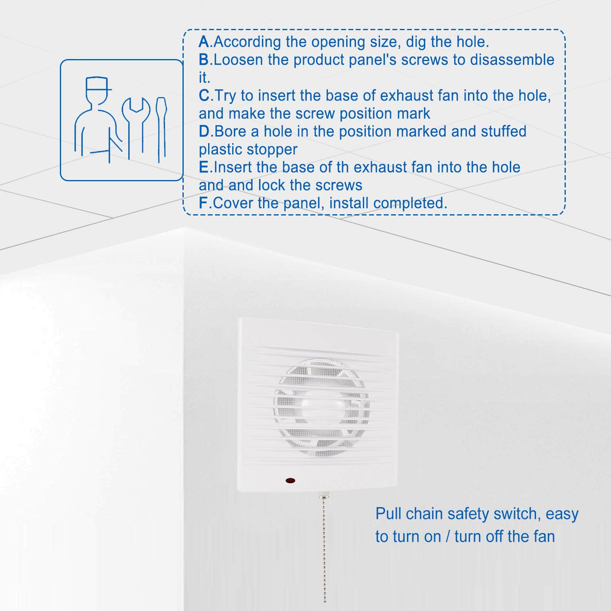 Extractor fan pull cord switch cheap