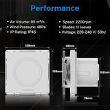 100 mm Bathroom Fan White_4