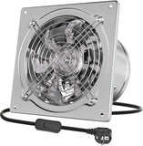 150 mm Exhaust Fan with Switch | 525 m3/h, 220 V, Quiet for Kitchens, Bathrooms, and Garages