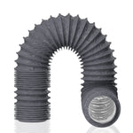 Gray Flexible PVC Spiral Steel Clear Air Ducting