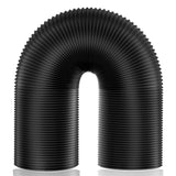 3 Inch  x 8 FT Black Heavy-Duty Four-Layer Protection Dryer Vent Hose for Heating Cooling Ventilation and Exhaust HONGUAN(Hon&Guan)