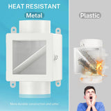 High-temperature-resistant metal lint trap of HONGUAN indoor dryer vent kit for safer use.