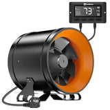 HONGUAN 150mm inline air duct fan with EC motor