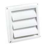 4 Inch Grille Ventilation Cover Plastic Wall, Heating Cooling Vents  With 3 Flaps