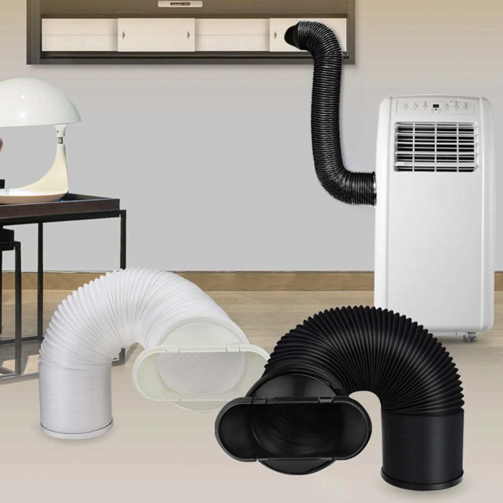 5.9 Inch 15cm Ventilator Pipe Air Conditioner Hose Air Ventilation Flexible Air Conditioner Exhaust Duct Air System Vent