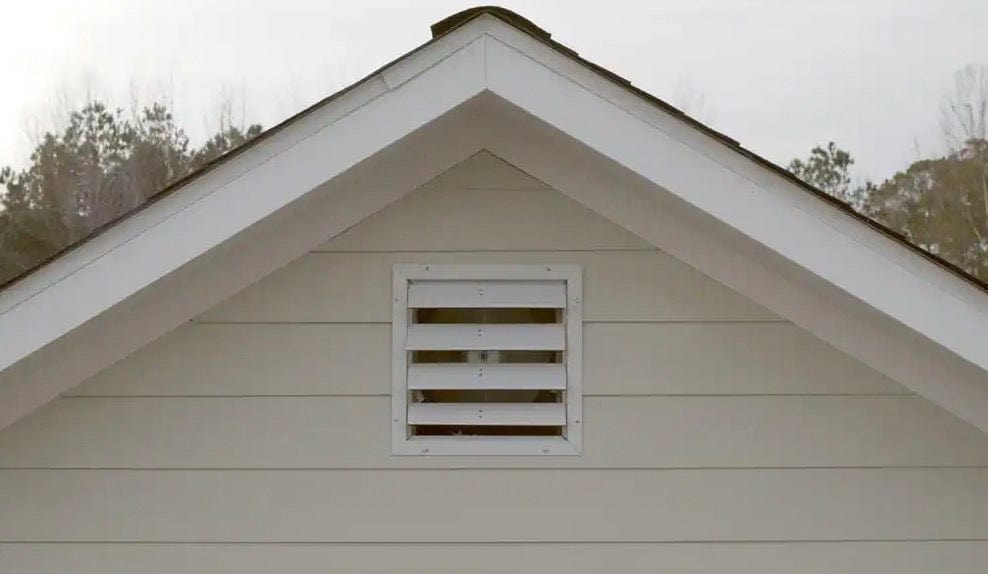 19.25 in. x 19.25 in. Square White Aluminum Automatic Shutter Gable Louver Vent（A minimum order of 50 pieces is required. If necessary, please contact us for a specific quotation.）