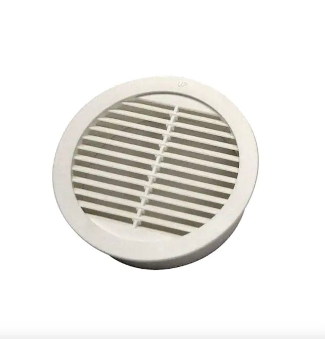 3 inch Resin Circular Mini Wall Louver Soffit Vent in White（MOQ is 50 pieces, please contact us if necessary）