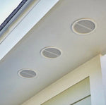 3 inch Resin Circular Mini Wall Louver Soffit Vent in White（MOQ is 50 pieces, please contact us if necessary）