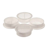 3 inch Resin Circular Mini Wall Louver Soffit Vent in White（MOQ is 50 pieces, please contact us if necessary）