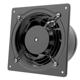 6 Inch Exhaust Fan, Black & White 308CFM （Ceiling Mount,Wall Mount）Through Wall Basement