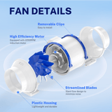 5 Inch Inline Duct Fan 228 CFM