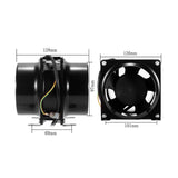 black bathroom extractor fan