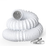 White Flexible Aluminum Foil Air Vent Duct