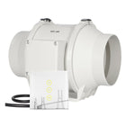 5 Inch Inline Duct Fan with Dual Speed Controller 220V