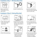 6 inches Home Exhaust Fan 141 CFM