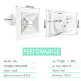 Duct Ceiling Mount Ventilation Fan 4 Inch