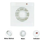 Hon&Guan 4 Inch Exhaust Fan with Insect Net 47 CFM