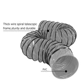 PVC Flexible Duct Hosing 16.4 FT/5 M Gray