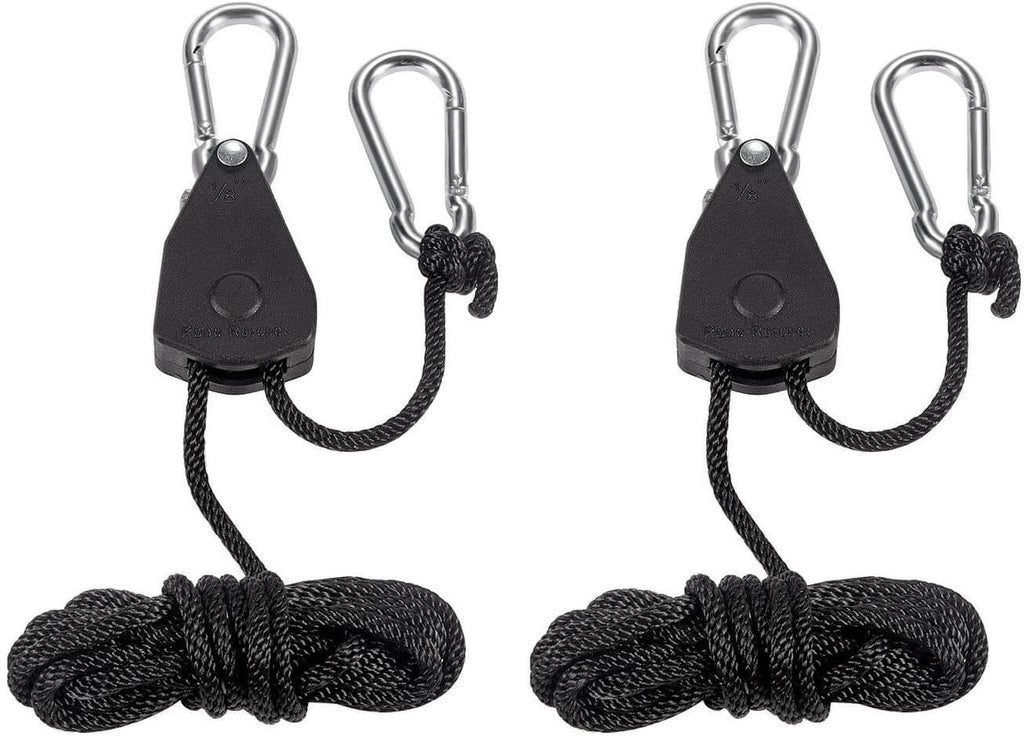 Heavy Duty Adjustable Rope Clip Hanger Ratchet 1 Pair 1 8