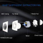 silent extractor fan for bedroom