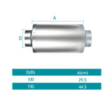 Duct Silencer Muffler Noise Reducer