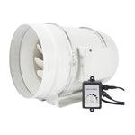 Inline Duct Fan with Variable Speed Controller 8 Inch