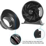 4 Inch Inline Intake Fan 86 CFM Black