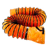 PVC Flexible Duct Hosing 16.4 FT/5 M Orange