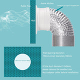 Silver Flexible Aluminum Foil Ducting