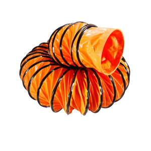 PVC Flexible Duct Hosing 16.4 FT/5 M Orange