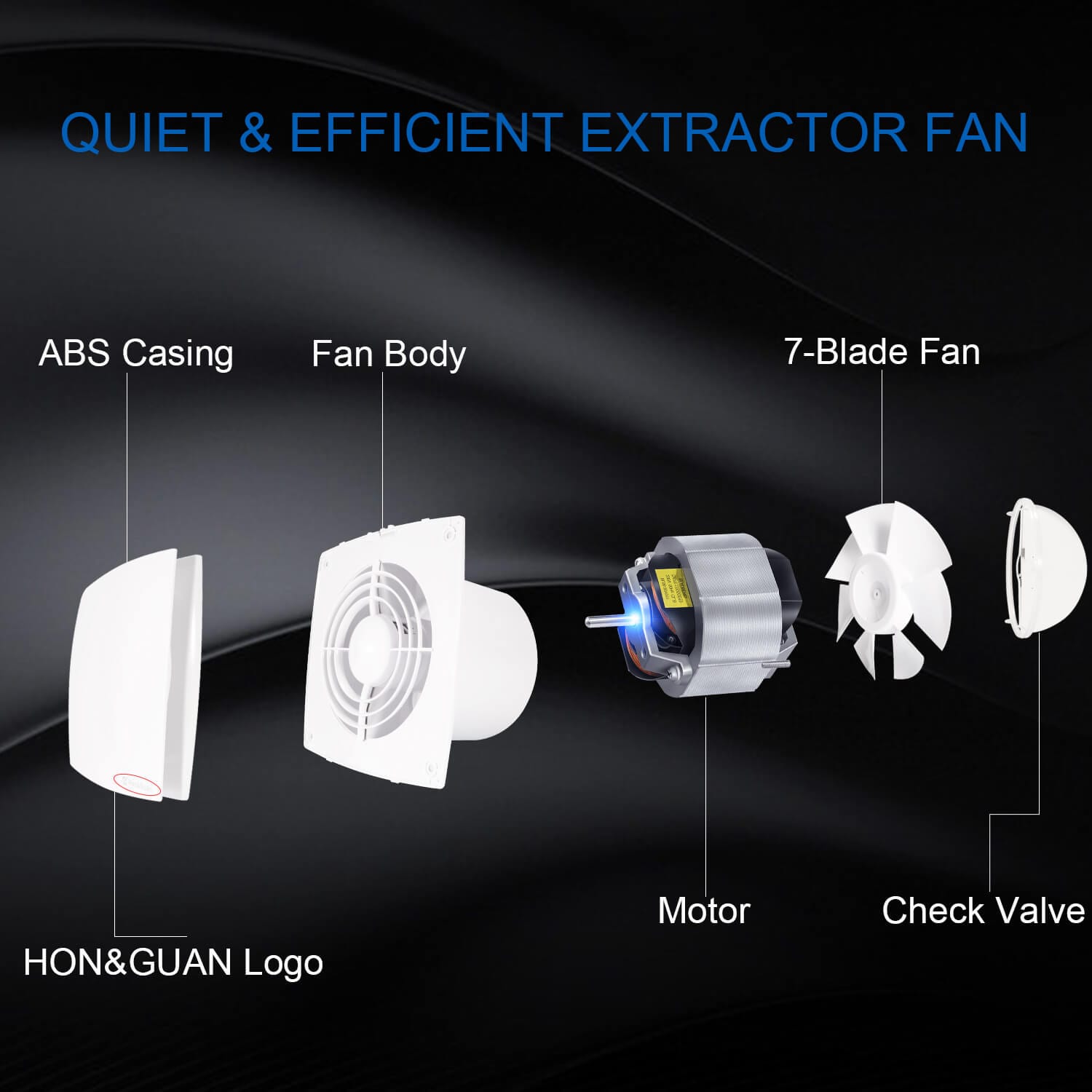 shower Exhaust Fan 6 Inch